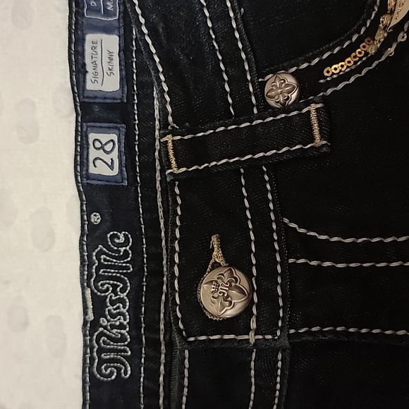 Miss Me Women's Dark Blue Jeans - Picture 9 of 10